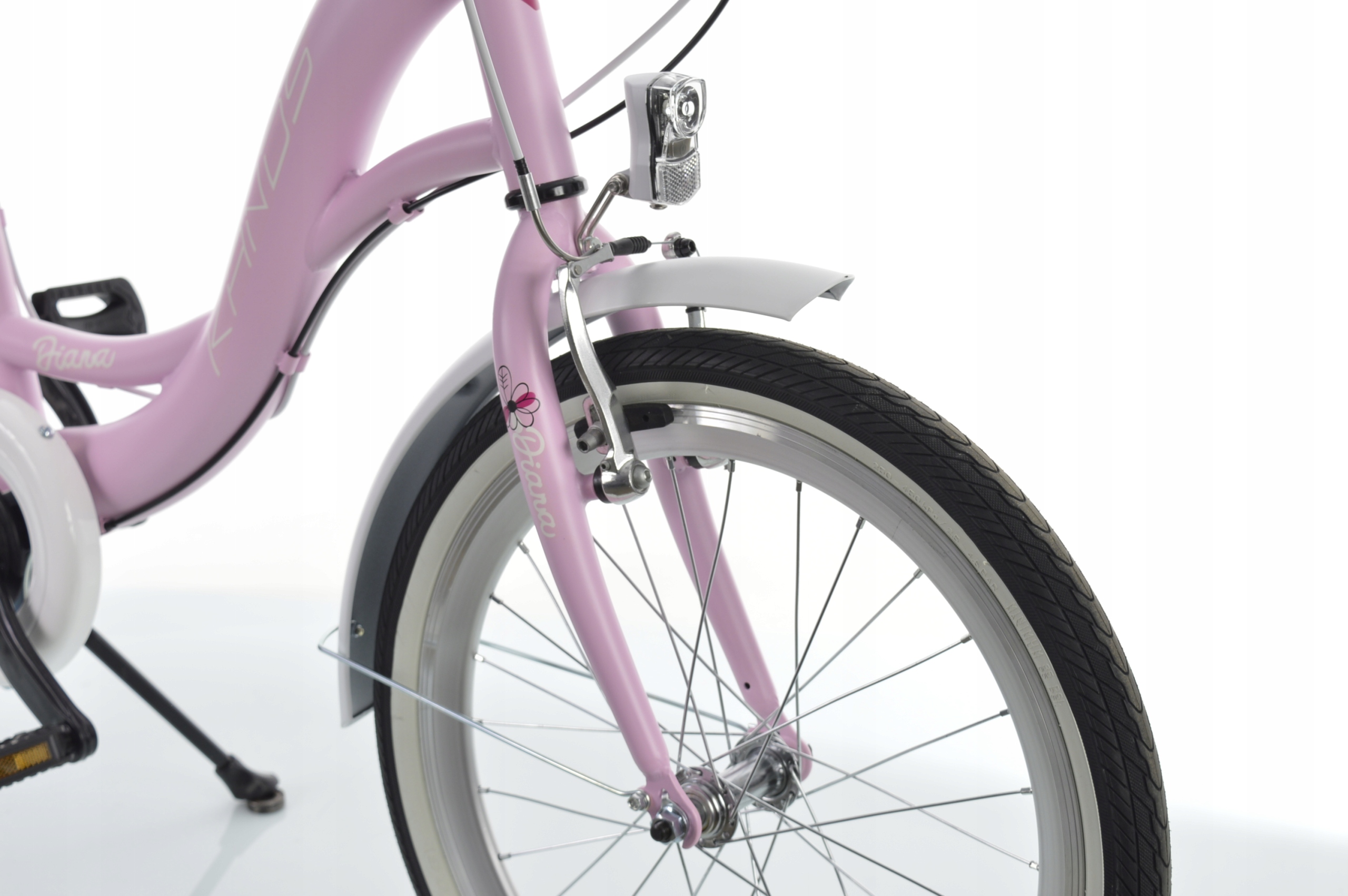 ROWER 20 KANDS DIANA różowy mat R12 wzrost 115-145 cm 6-biegowy