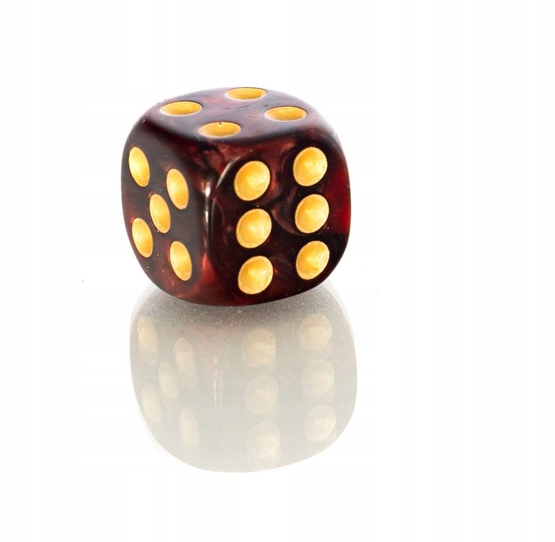 KOSTKA 1,6 CM RPG KLĄTWA RUBINÓW KOŚĆ SZEŚCIOŚCIENNA K6