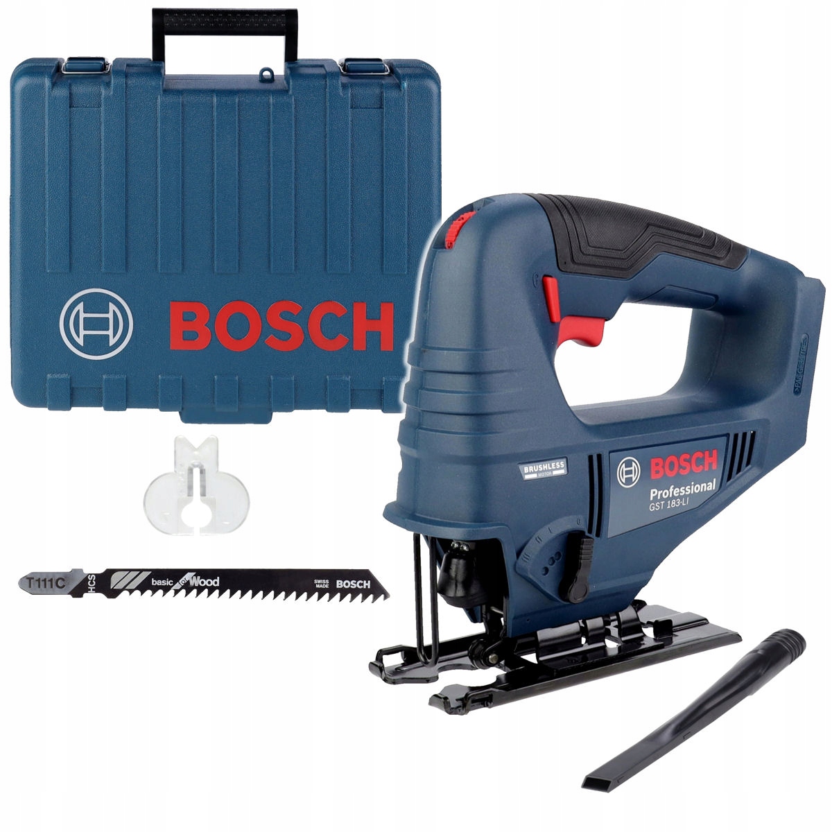 WYRZYNARKA 18V GST 183-LI BOSCH BEZSZCZOTKOWA KORPUS + WALIZKA