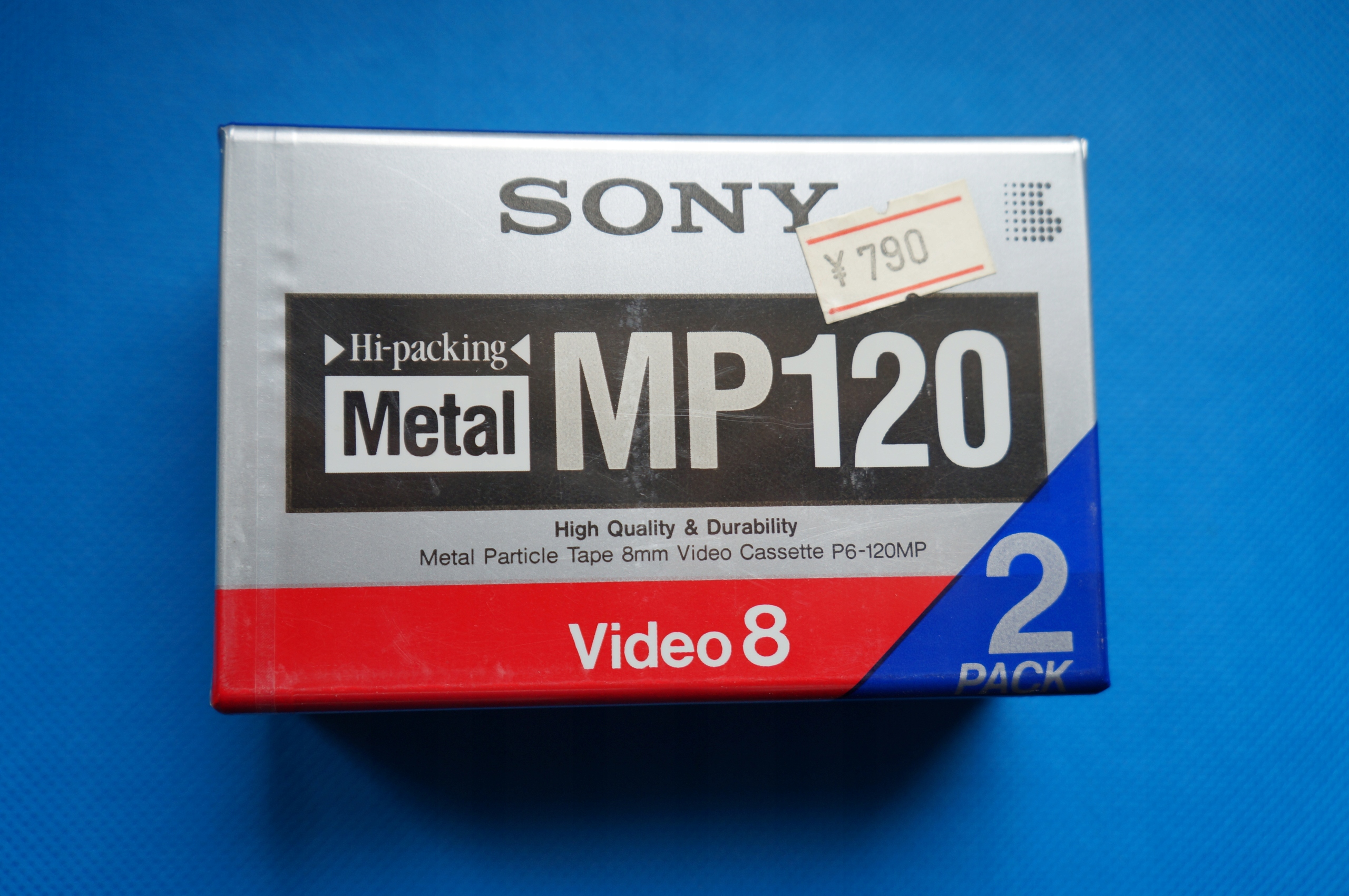 2 x Kazety Pro Videokamery Sony Metal P6-120MP 120 min