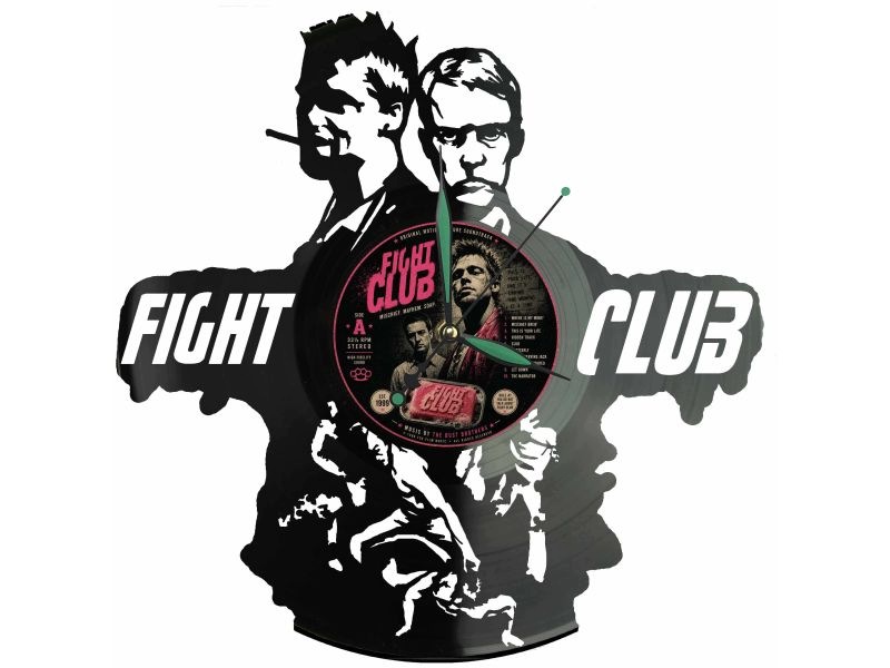 Fight Club Podzemní kruh Nápad na Dárek Nástěnná Dekorace z vinylové desky