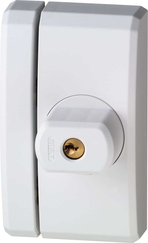 Abus prídavný zámok FTS96 s gombíkom, biely 2 Kľúče