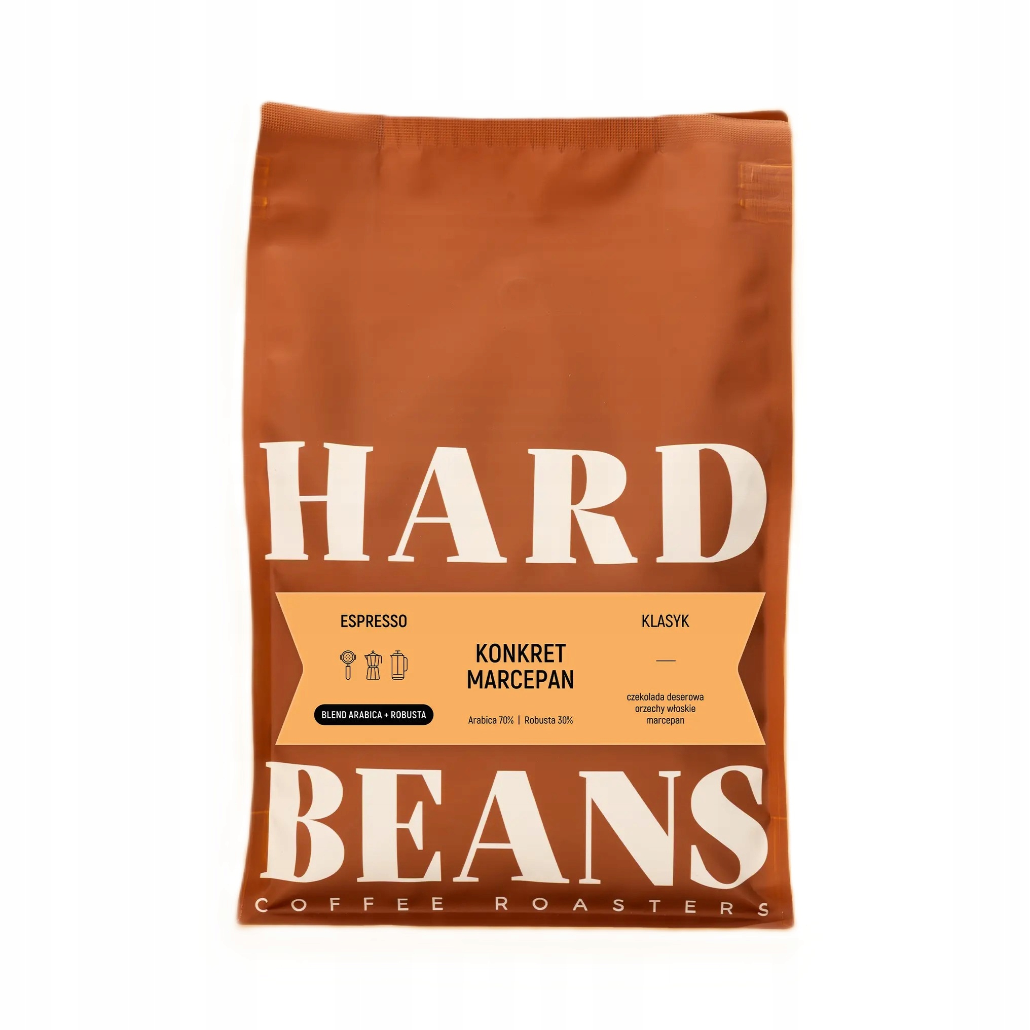 Hard Beans Konkret Marcepan Coffee Kawa Ziarnista 1 Kg