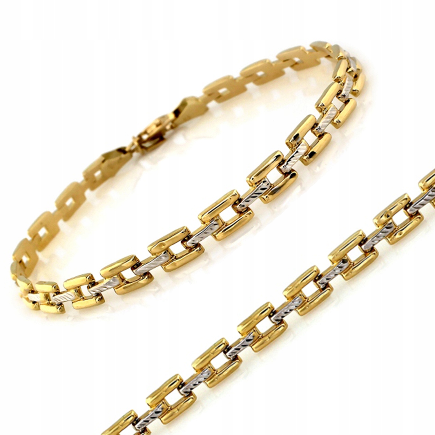 Zlatý Náramek Na Ruku Dvoubarevné Zlato Svatba