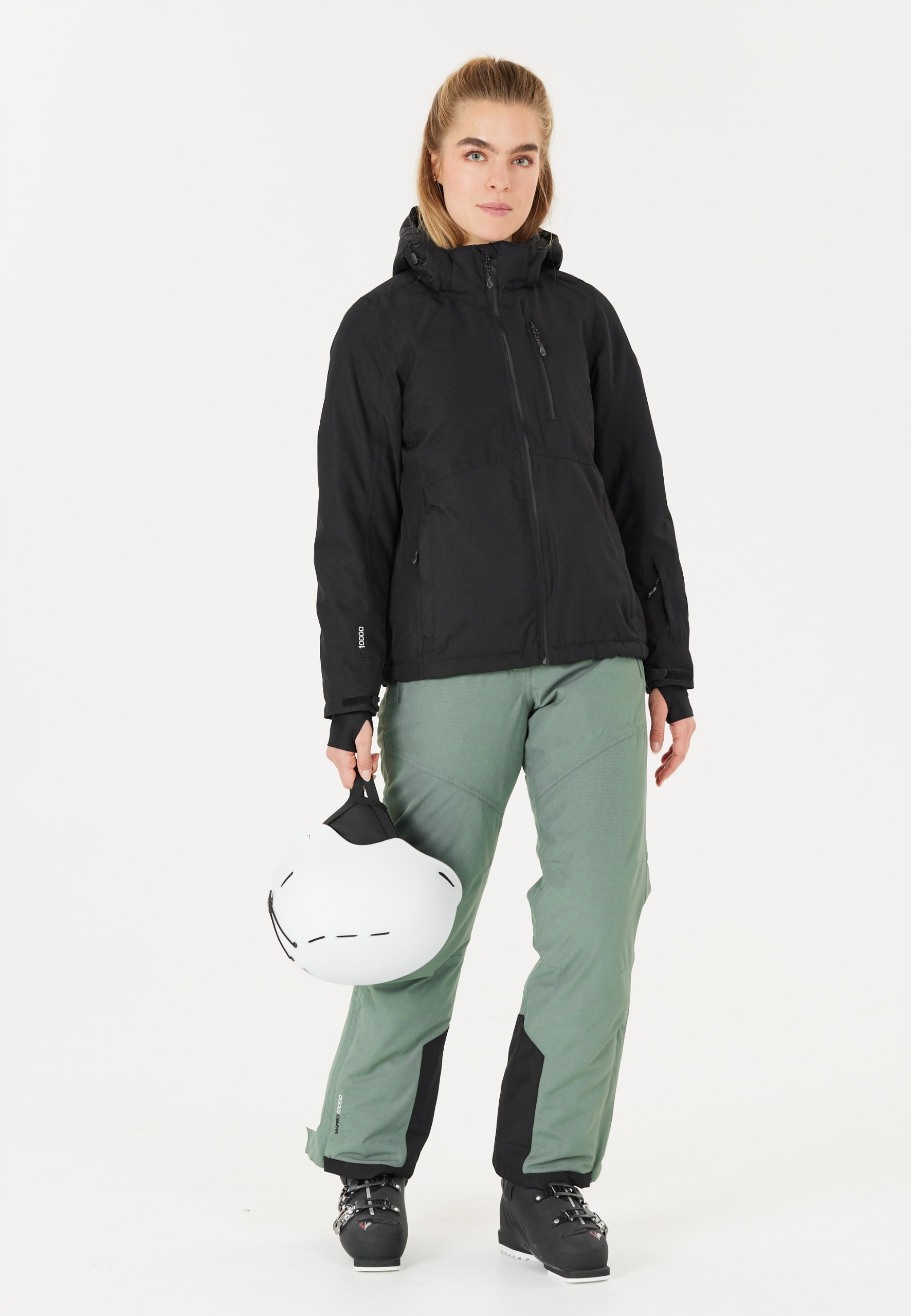 Kurtka narciarska damska Whistler Drizzle W-pro 10000 Czarny 46