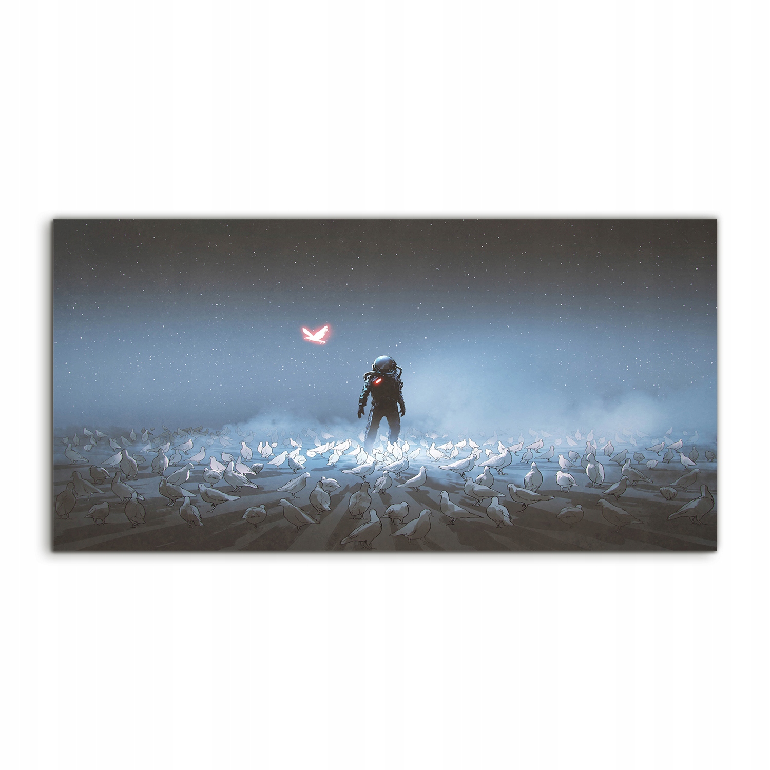 

Obraz akryl 120x60 ścienny Astronauta Art Sztuka
