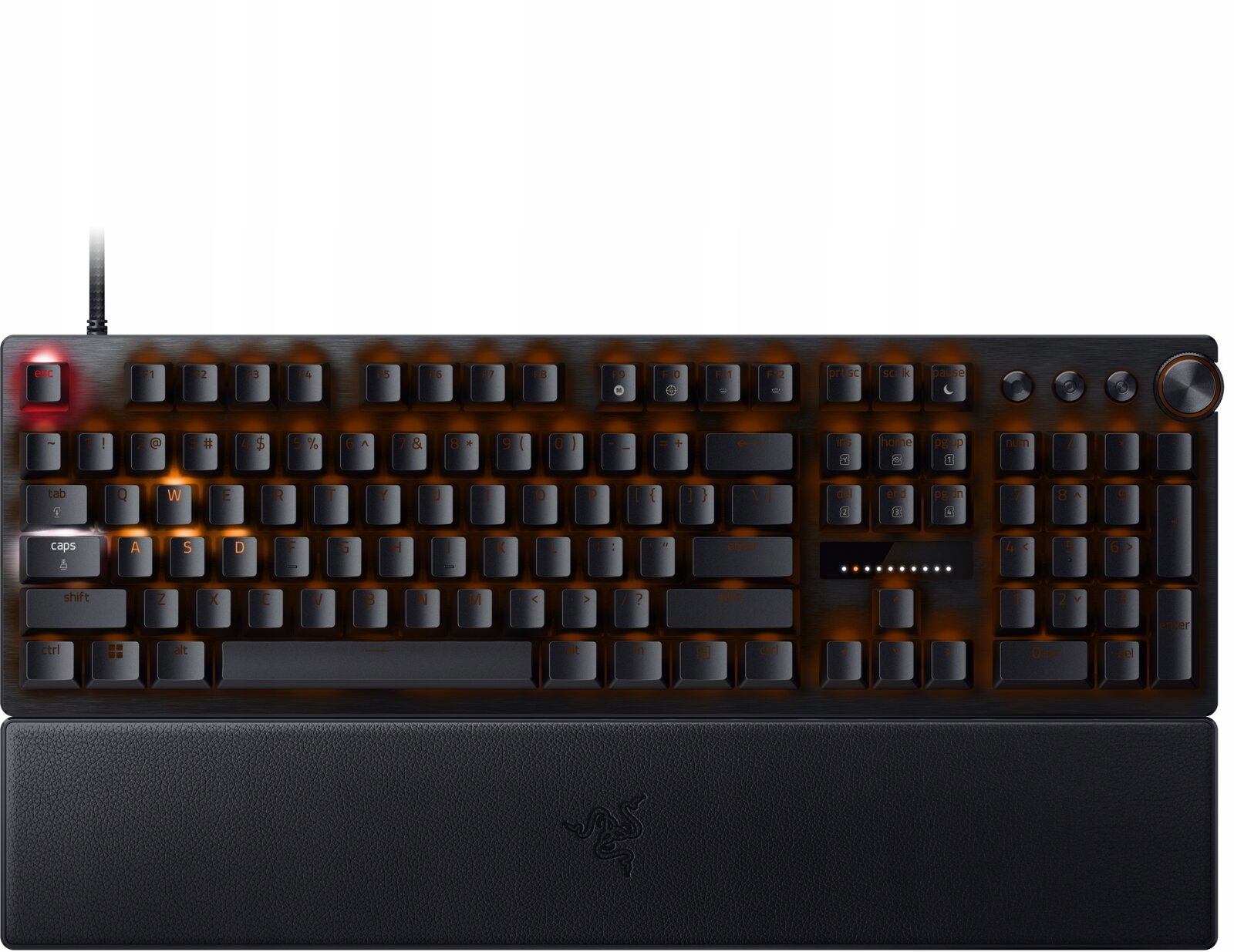 RAZER Klawiatura Gamingowa Przewodowa Huntsman V3 Pro, układ US — 11