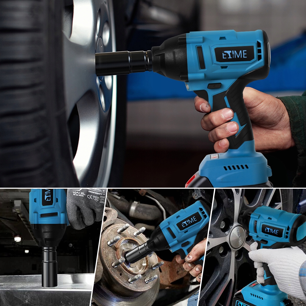 ZESTAW KLUCZ UDAROWY AKUMULATOROWY + AKUMULATOR Marka Etime