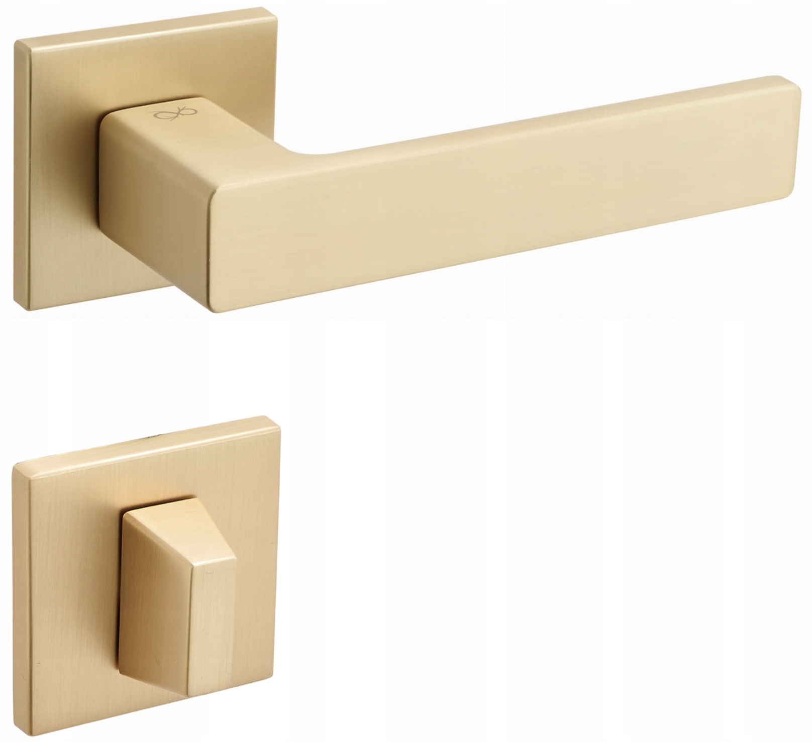 Kľučka Cavo Zlatá Mat Infinity Line Kvo B00 Wc Rozeta