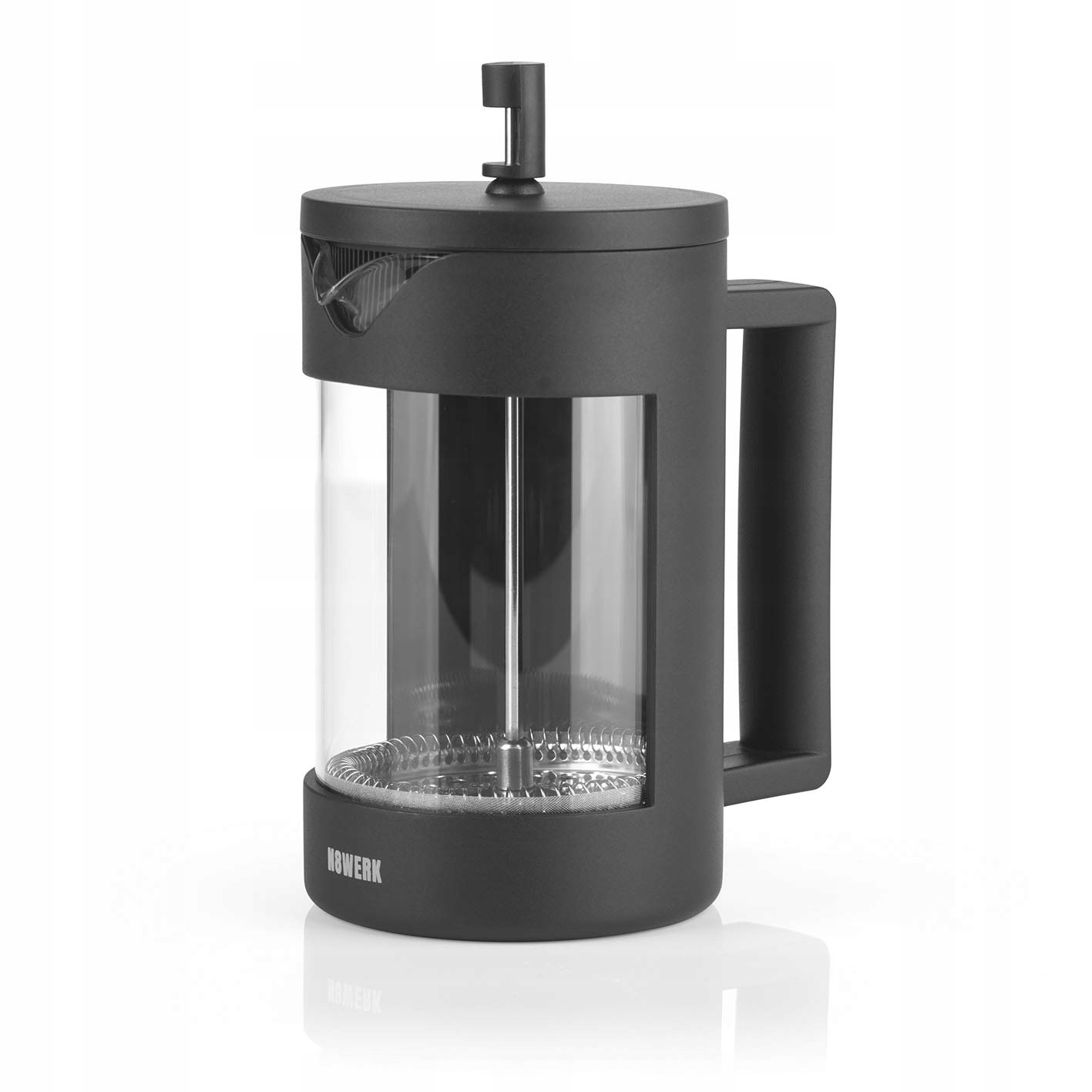 N8WERK Kávovar French Press 800 ML Midnight Edition Ocelový Filtr