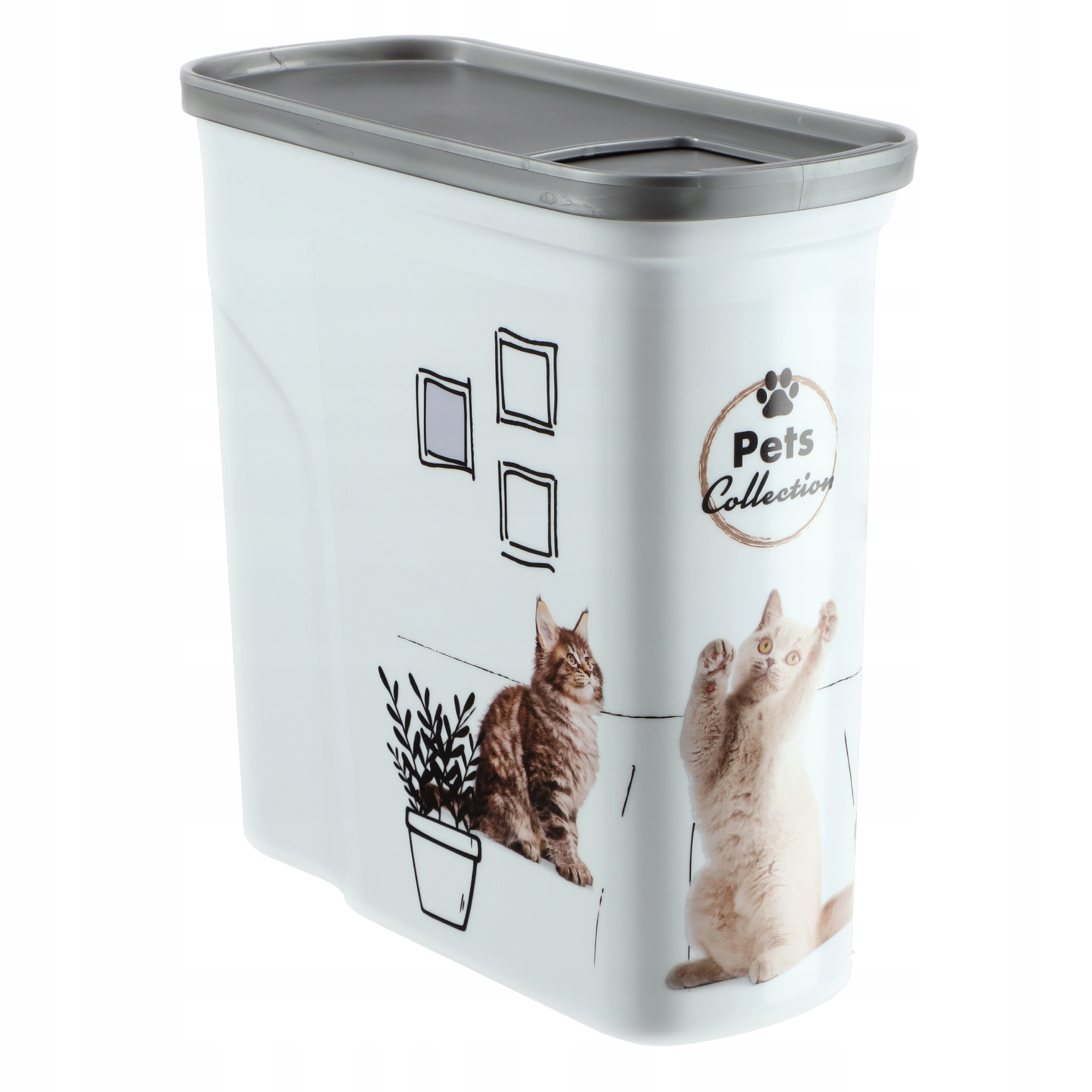 Levně Curver Nádoba Na Suché Krmivo Stelivo Pro Kočky 2 L