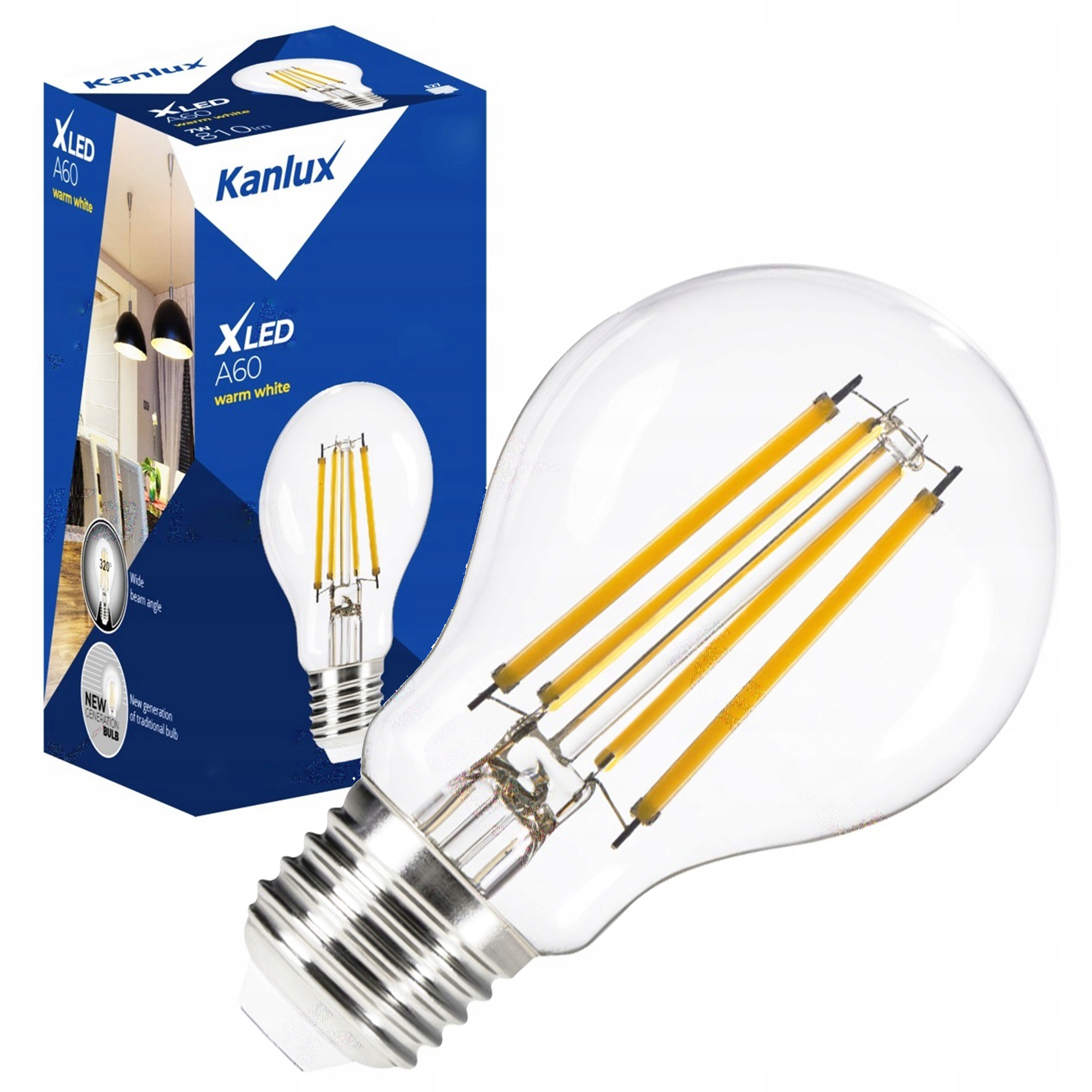

Żarówka Filament Dekoracyjna Led Ozdobna E27 10W