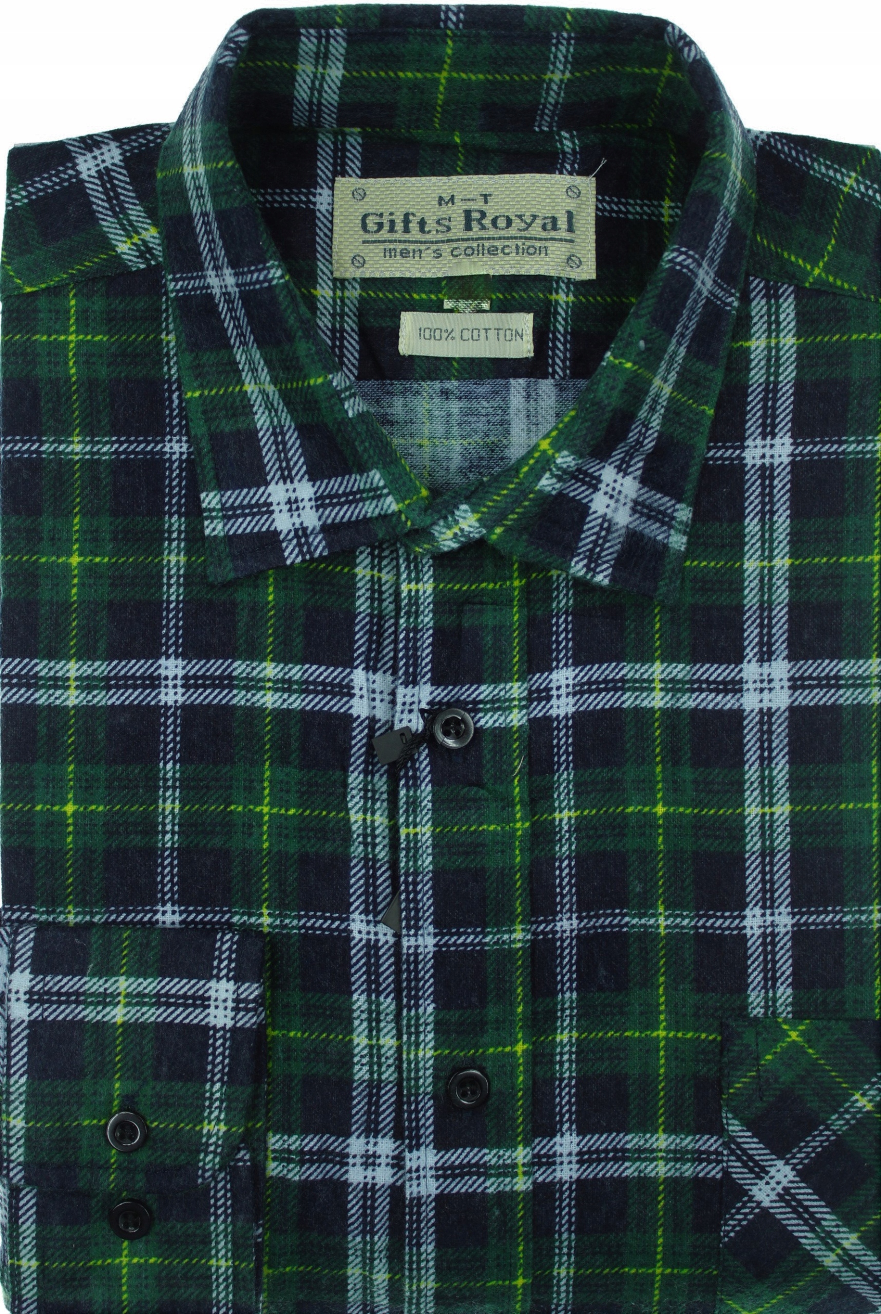 

Koszula Flanelowa Męska W Kratę Duża 4XL F9