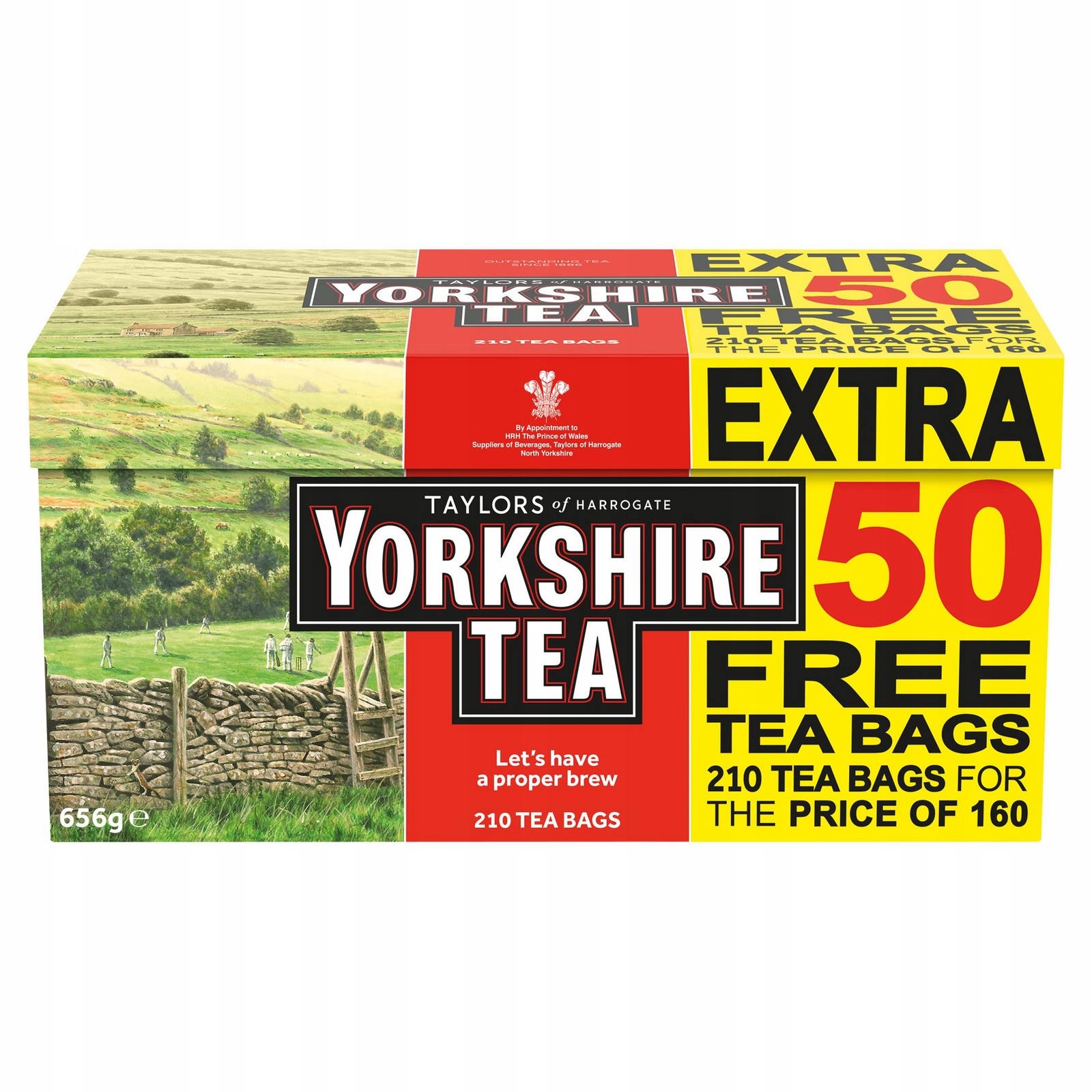 Yorkshire tea 210 sáčků