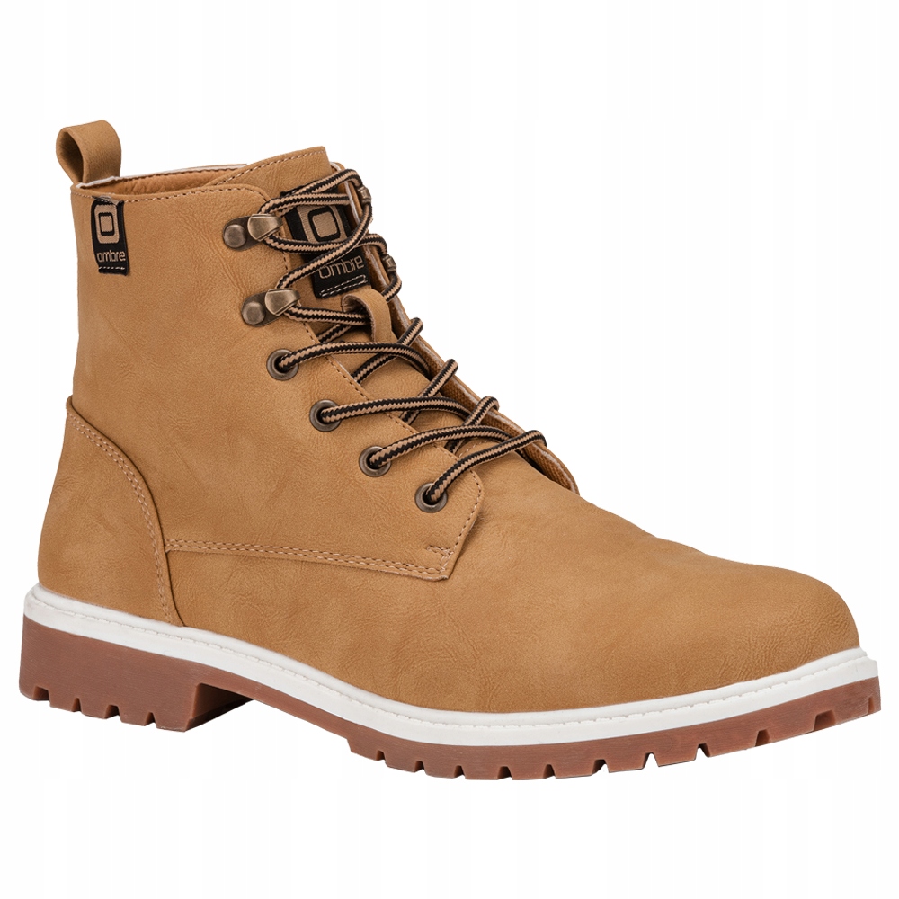 

Buty męskie zimowe trapery wiązane T314 camel 40