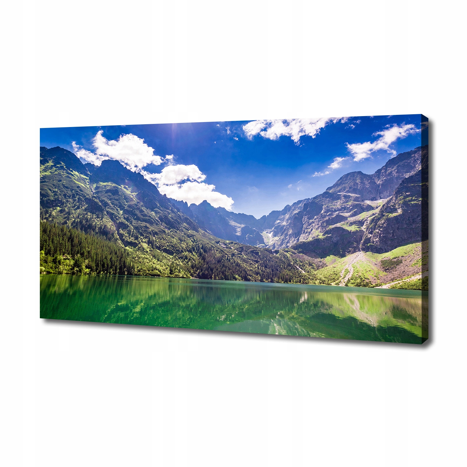 

Foto obraz na płótnie Morskie oko Tatry 140x70 cm