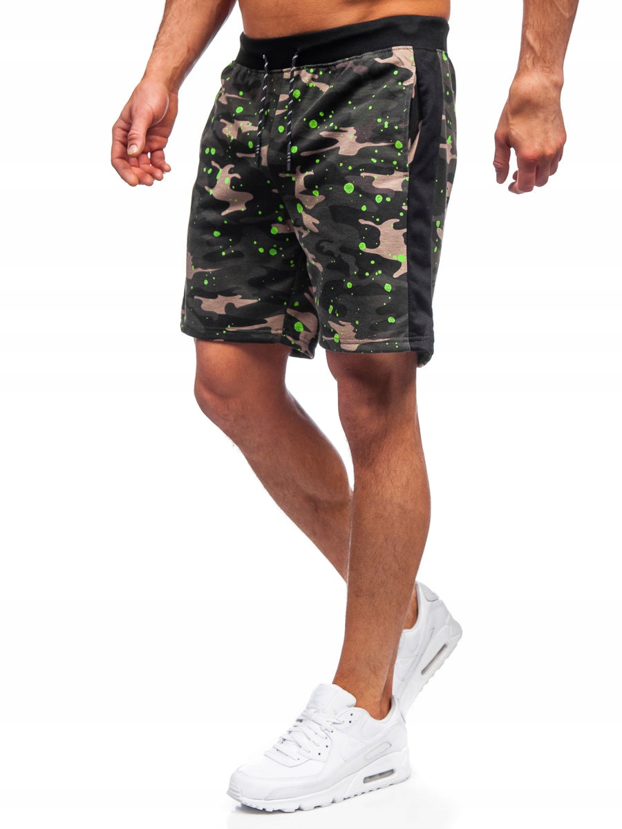 

Spodenki Męskie Dresowe Khaki KS2579 DENLEY_2XL