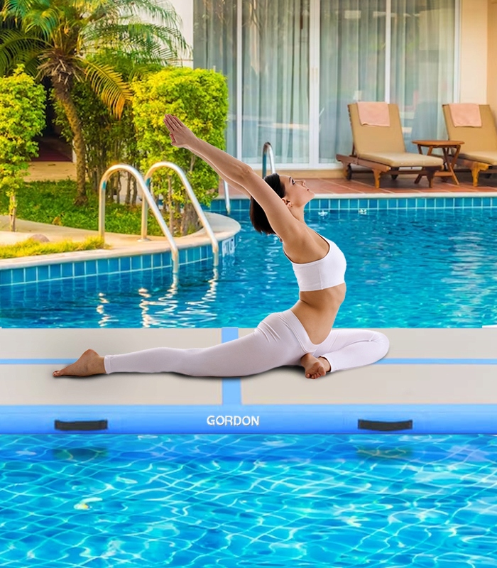 AIRTRACK 4M ŚCIEŻKA AKROBATYCZNA DMUCHANA MATA GIMNASTYCZNA DO ĆWICZEŃ Marka inna