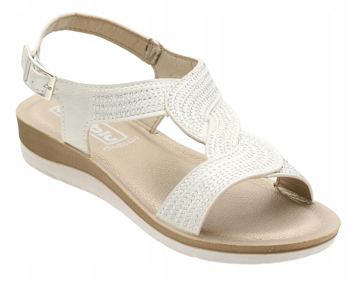 SANDAŁY INBLU DAMSKIE LETNIE BV-33 CYRKONIE 37