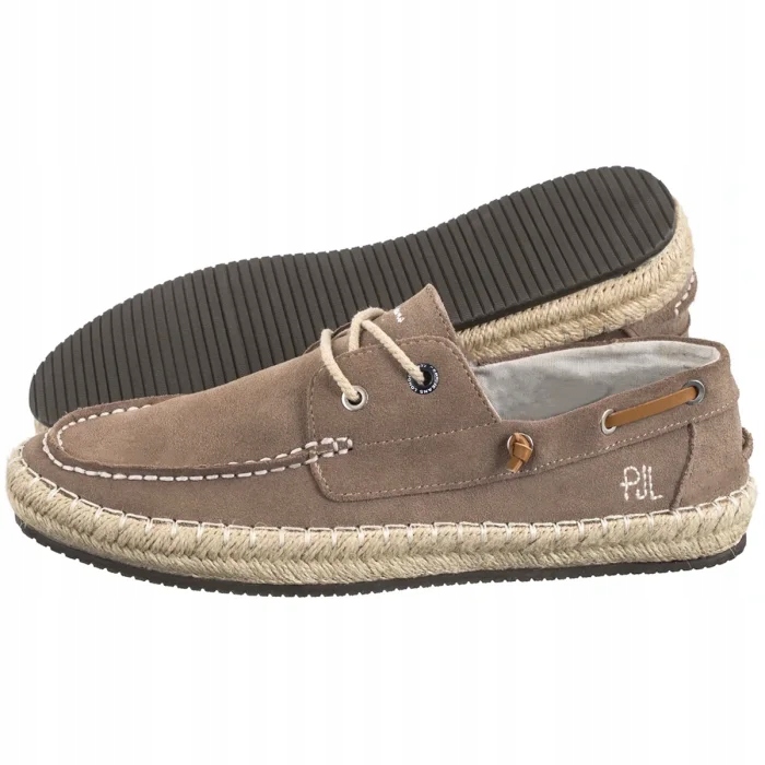 Pánské mokasíny Pepe Jeans Tourist Deck Dark Stone Beige, béžové