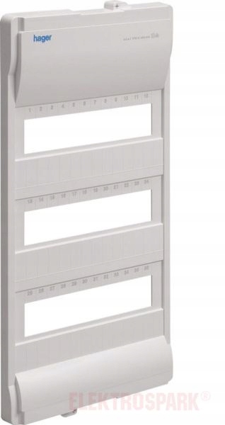 Maskownica aparatów 3-rzędowa do rozdzielnic Volta VZ223N Hager