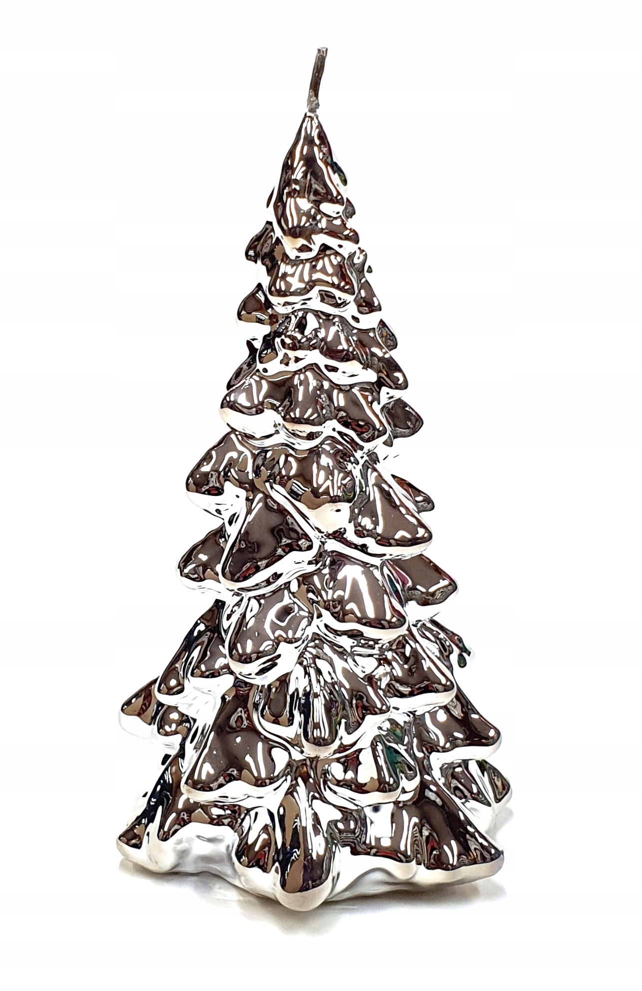 

Świeca Choinka Xmas Metallic 120x230 mm Srebrny