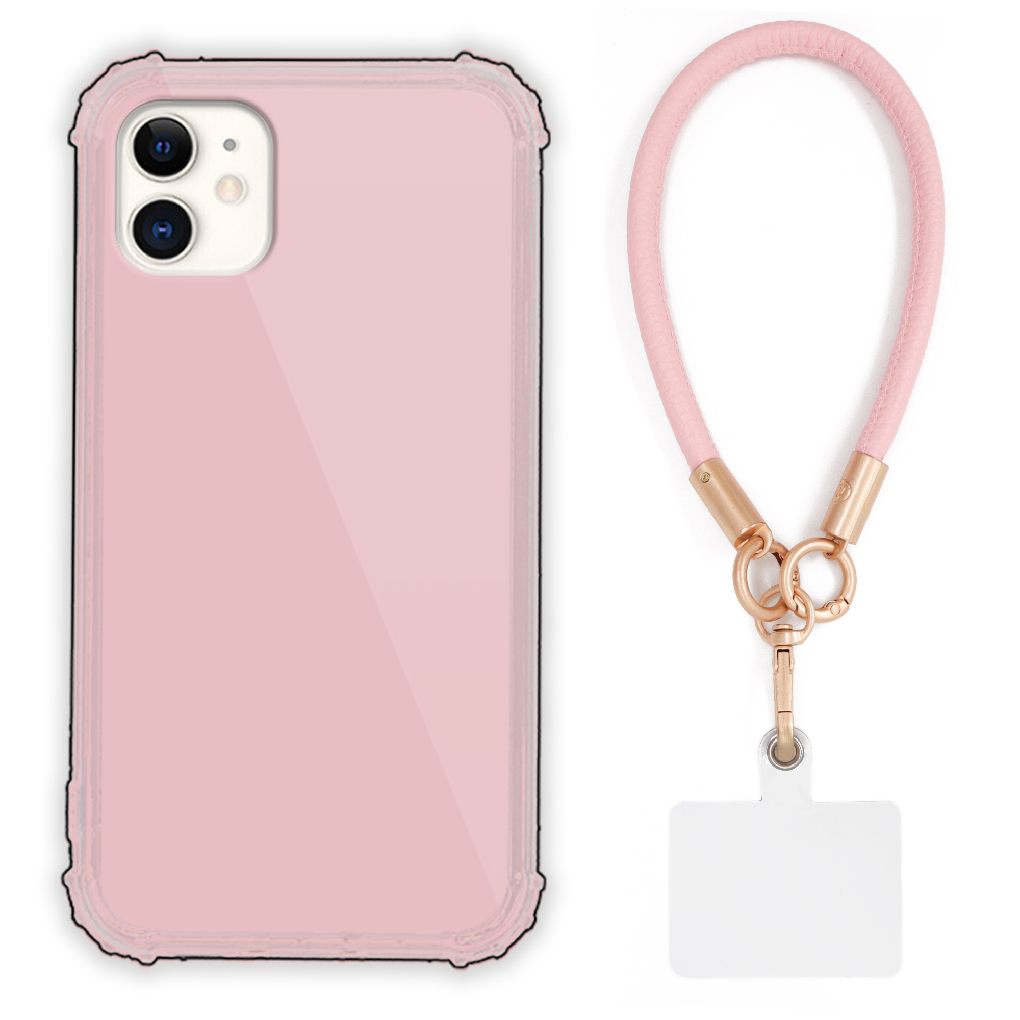 Puzdro Pre Iphone 11 Case Antishock Pinky Ružové Vodítko Sada Odolné Silné