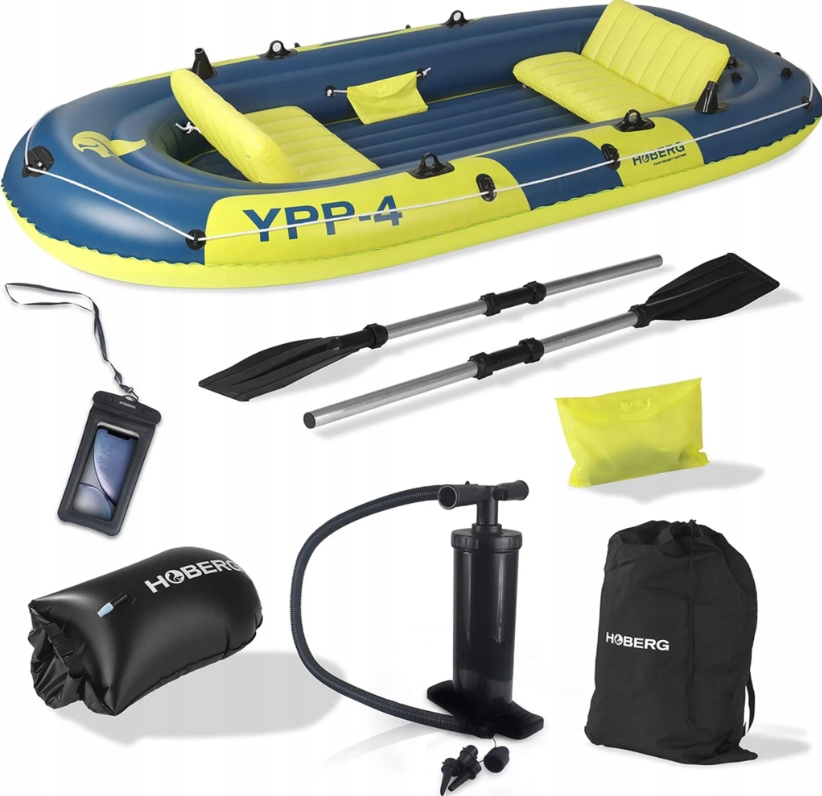 Raft Hoberg YPP-4 s příslušenstvím pro 4 osoby
