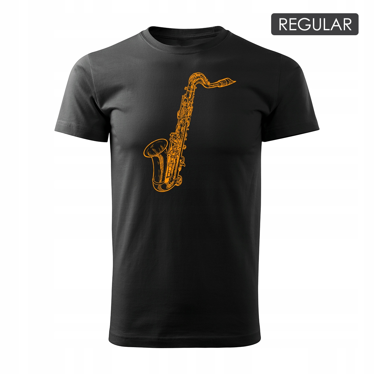 

Koszulka z saksofonem jazz dla muzyka saksofonisty