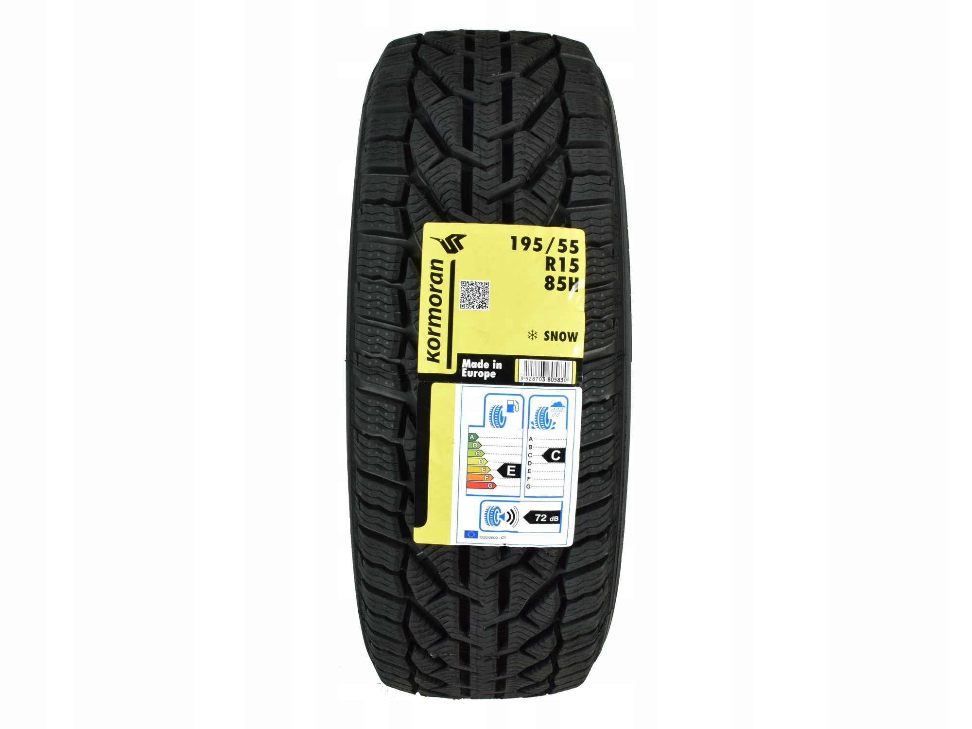Opona zimowa 195/55R15 Kormoran Snow 2026