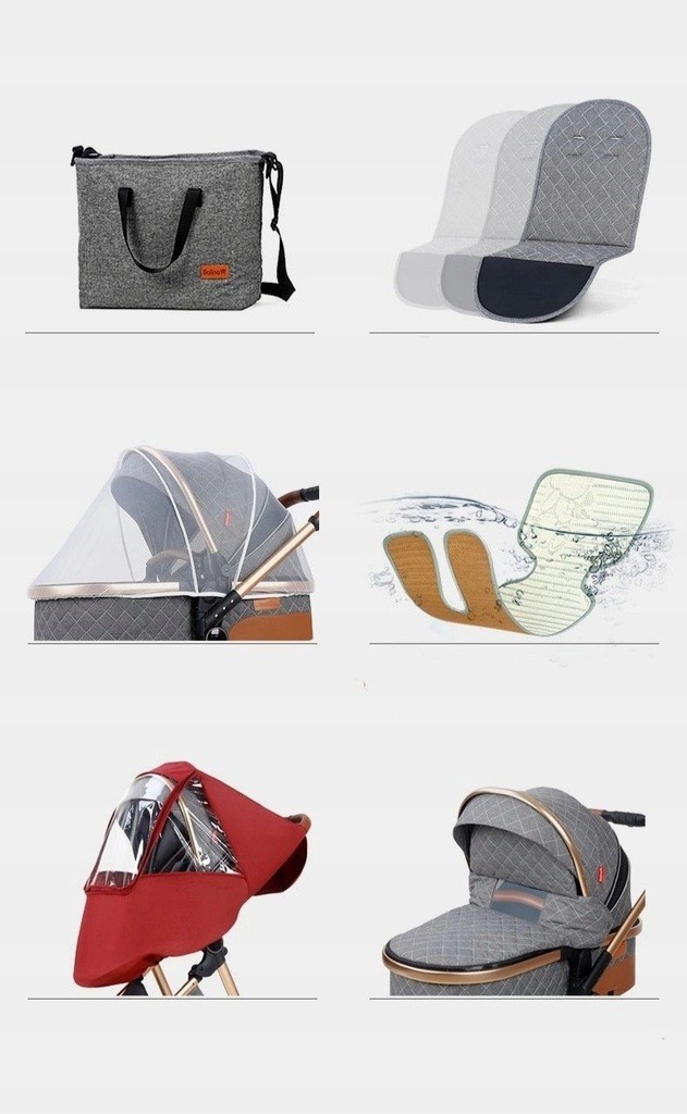 WÓZEK DZIECIĘCY SPACEROWY SPACERÓWKA 3w1 Model Wózek