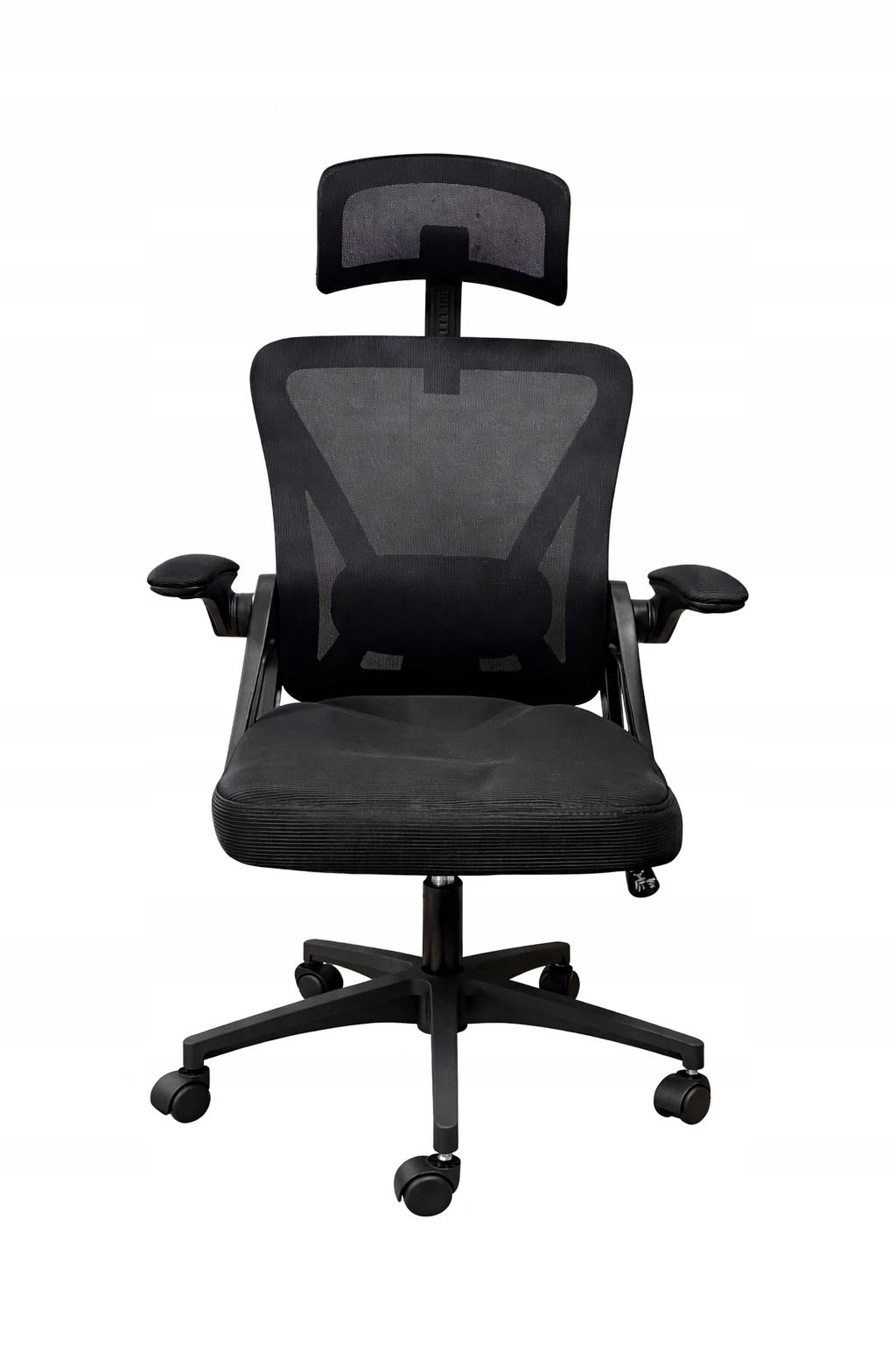 Fotel Biurowy Obrotowy Ergonomiczny Z Profilem Lędźwiowym Zagłówek