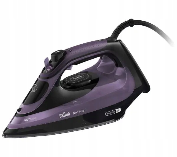 Żelazko parowe Braun TexStyle 9 SI9661VI FreeGlide 3D 250g/min