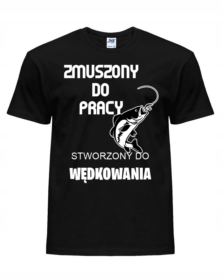 

koszulka Stworzony Do Wędkowania Wędkarz Ryba 5XL