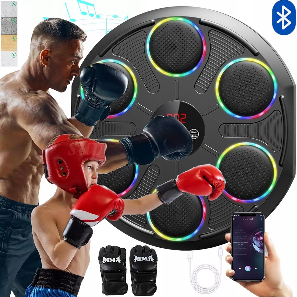 Boxovací Stroj Namontovaný Na Stěně Bluetooth 12 Režimů 12 Rychlostí
