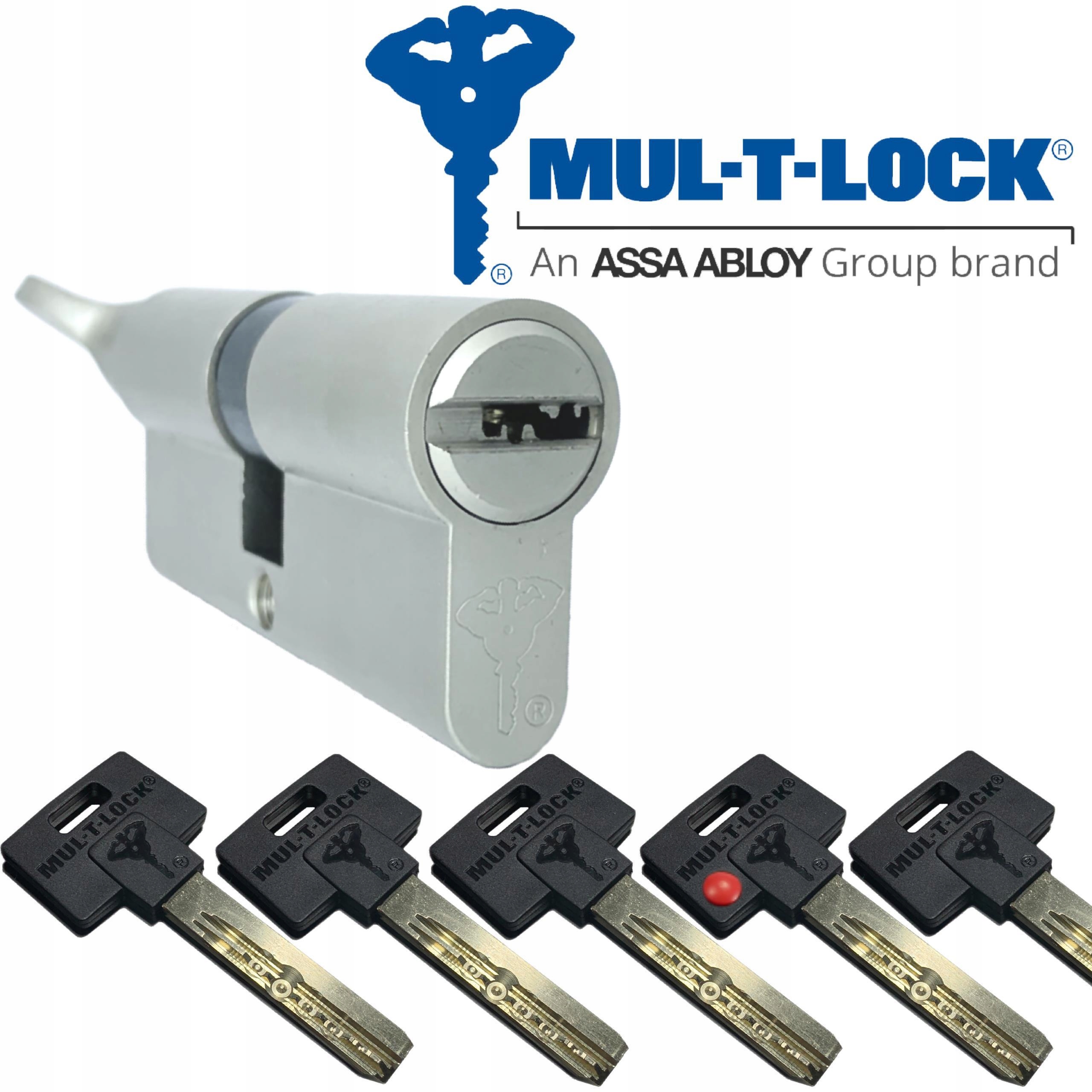 WKŁADKA Z GAŁKĄ MUL T LOCK CLASSIC G33/48 NIKIEL Stan opakowania oryginalne