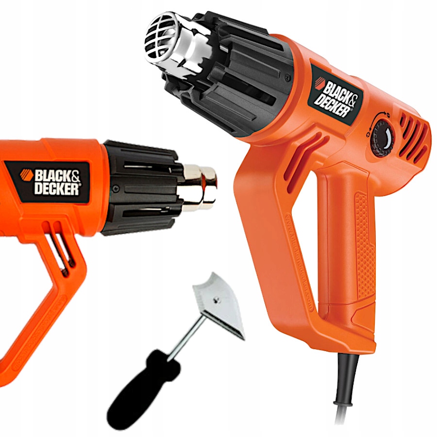 Opalarka 2-stopniowa 2000W z regulacją temperatury Black Decker KX2001