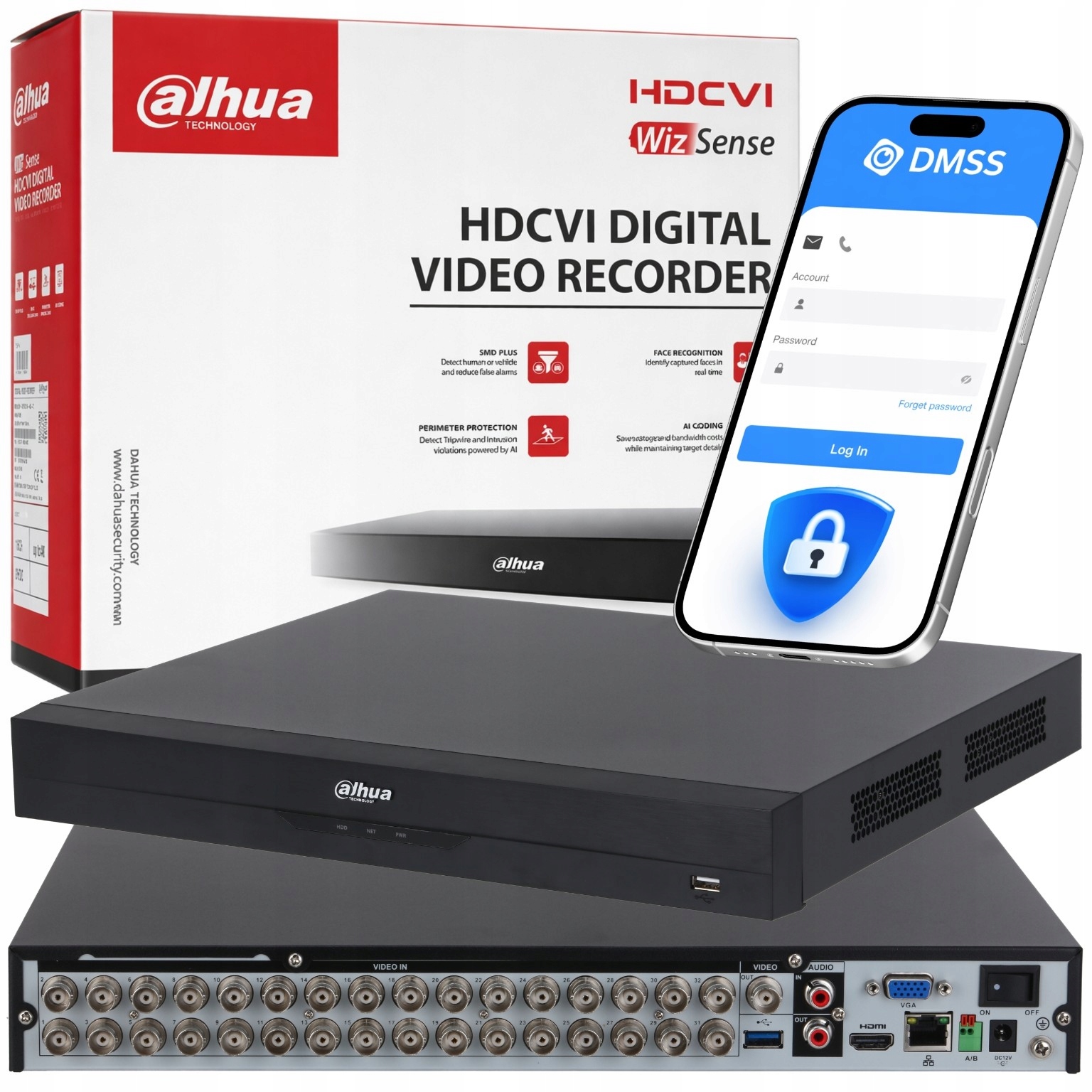 Hybridný rekordér Dahua XVR5232AN-4KL-I3/T 8Mpx AnalogHD Ip Acupick