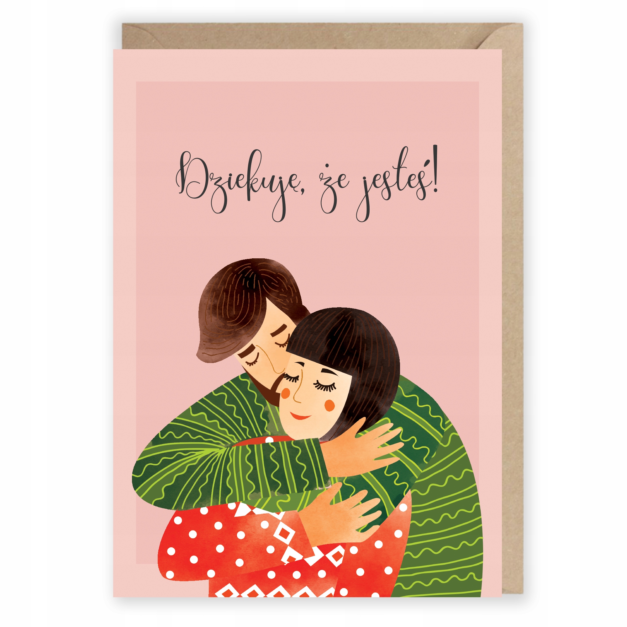 

Kartka okolicznościowa Eko koperta Dziękuję