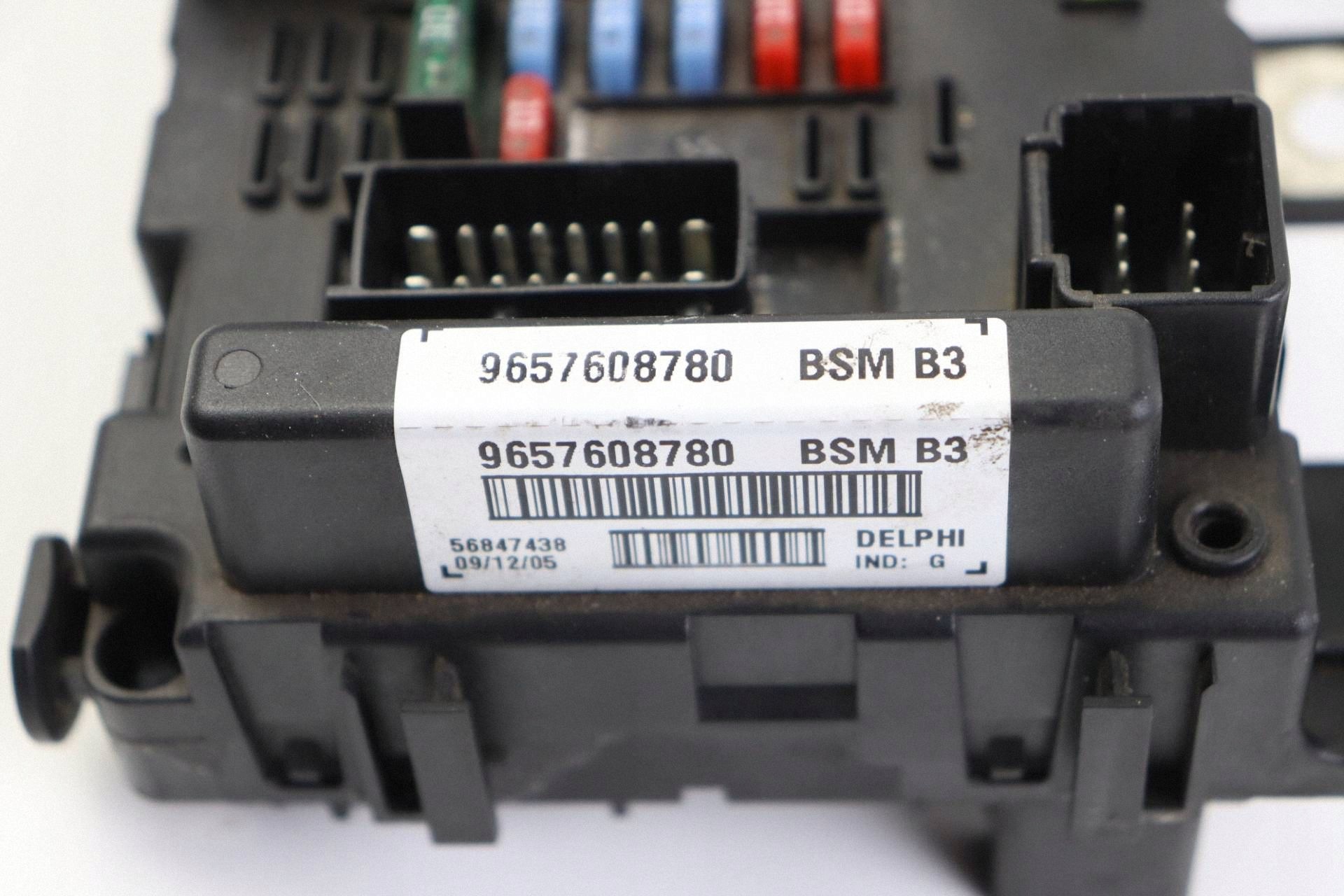 CITROEN PEUGEOT modul kasten bedienteil BSM 9657608780