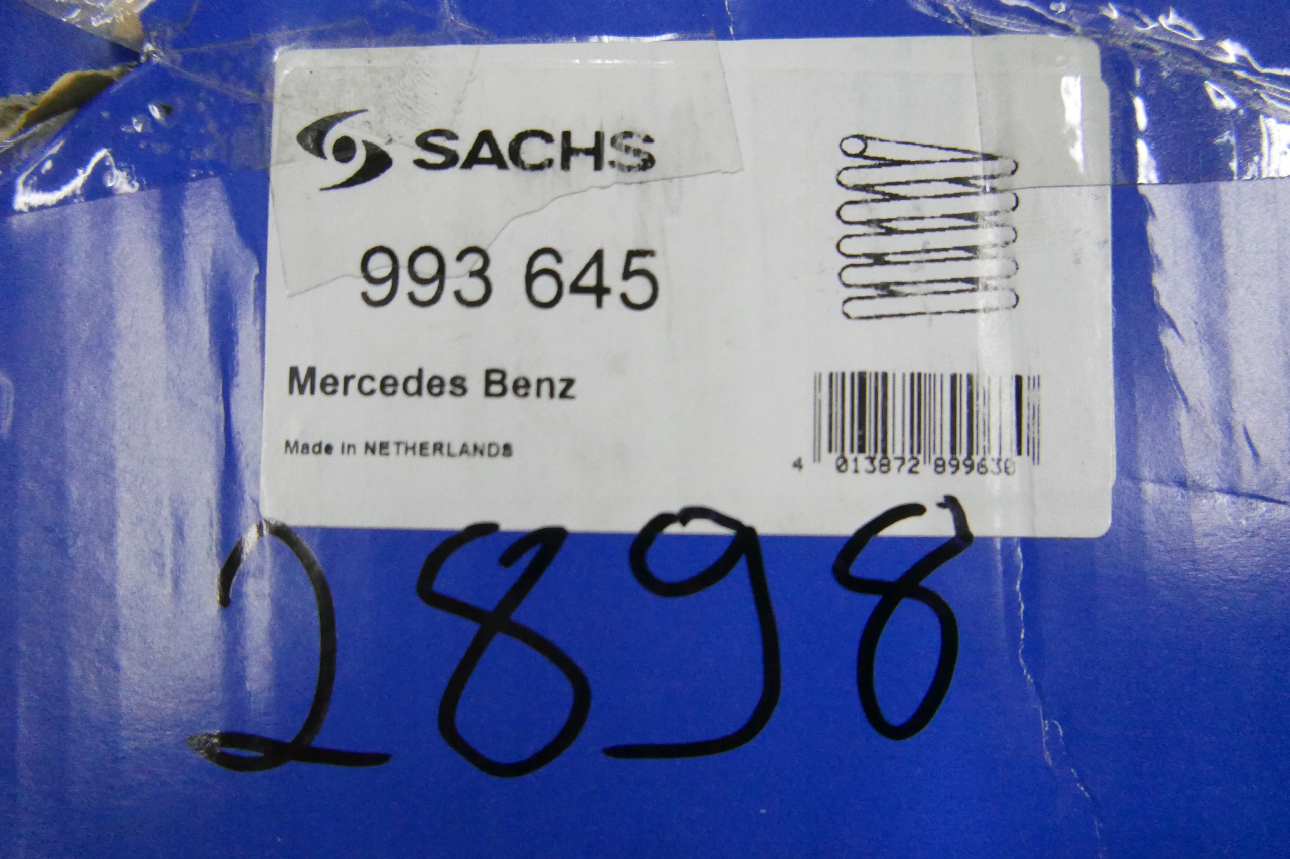 SPREZYNA ZAWIESZENIA Mercedes Benz KLASA E W212 Catalog number for substitute BILSTEIN 37 280000