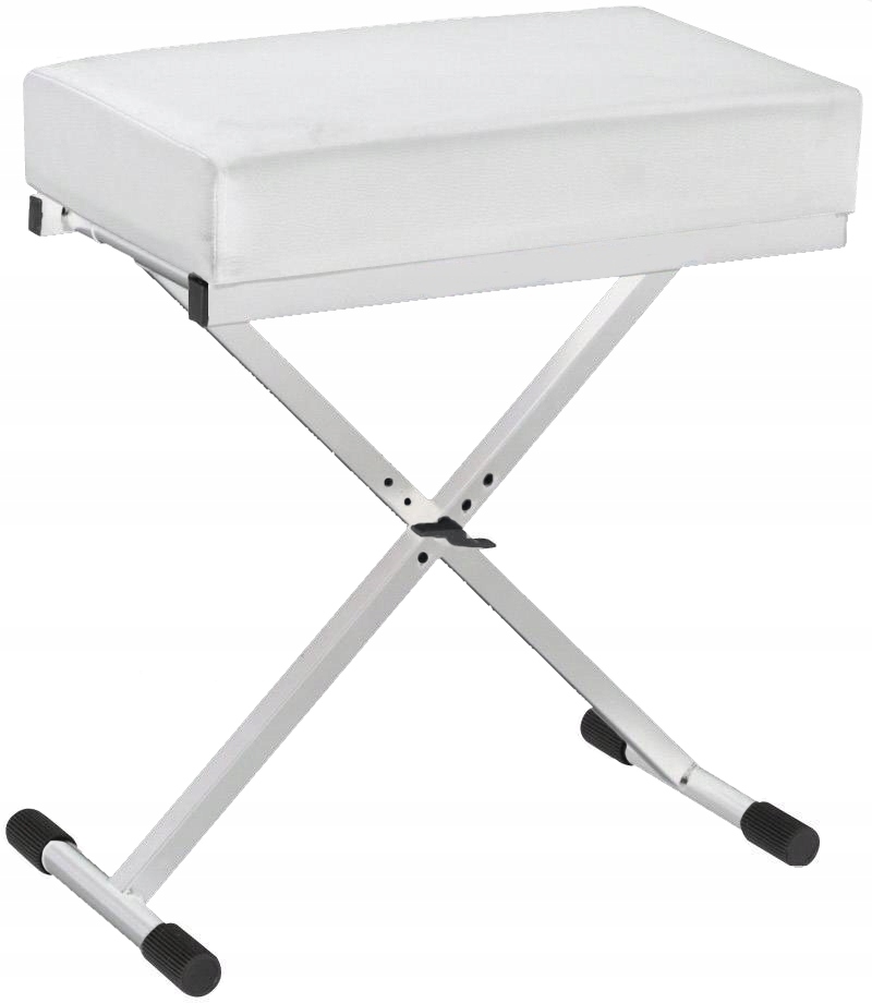 Athletic BN-2 White Biała Ława Do Pianina Keyboard Organ Regulowana