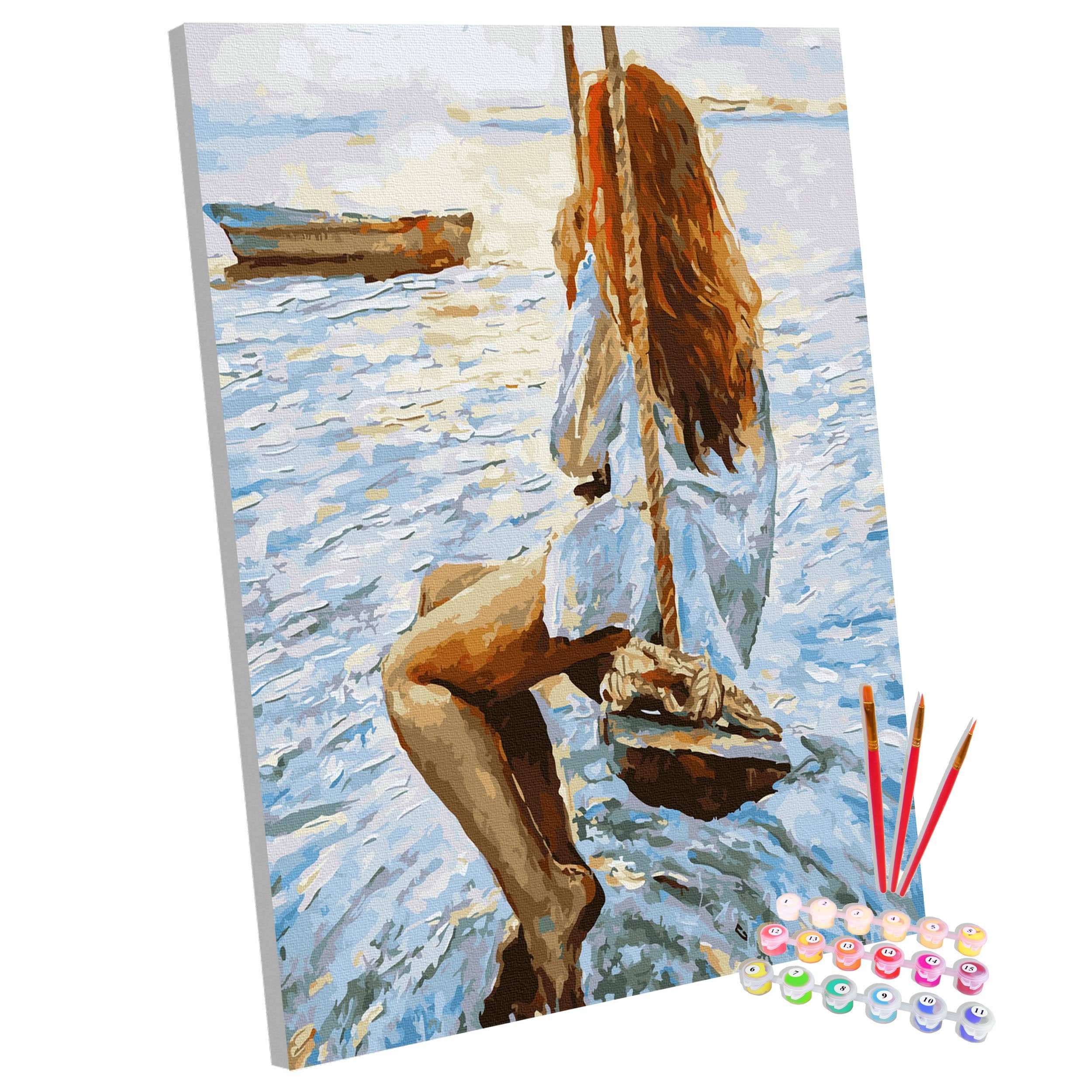Sada Obraz na malování Malování Podle Čísel Na rámu Houpačka 40x50 cm