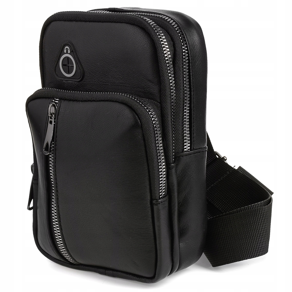 

Skórzana saszetka męska crossbody mała torba