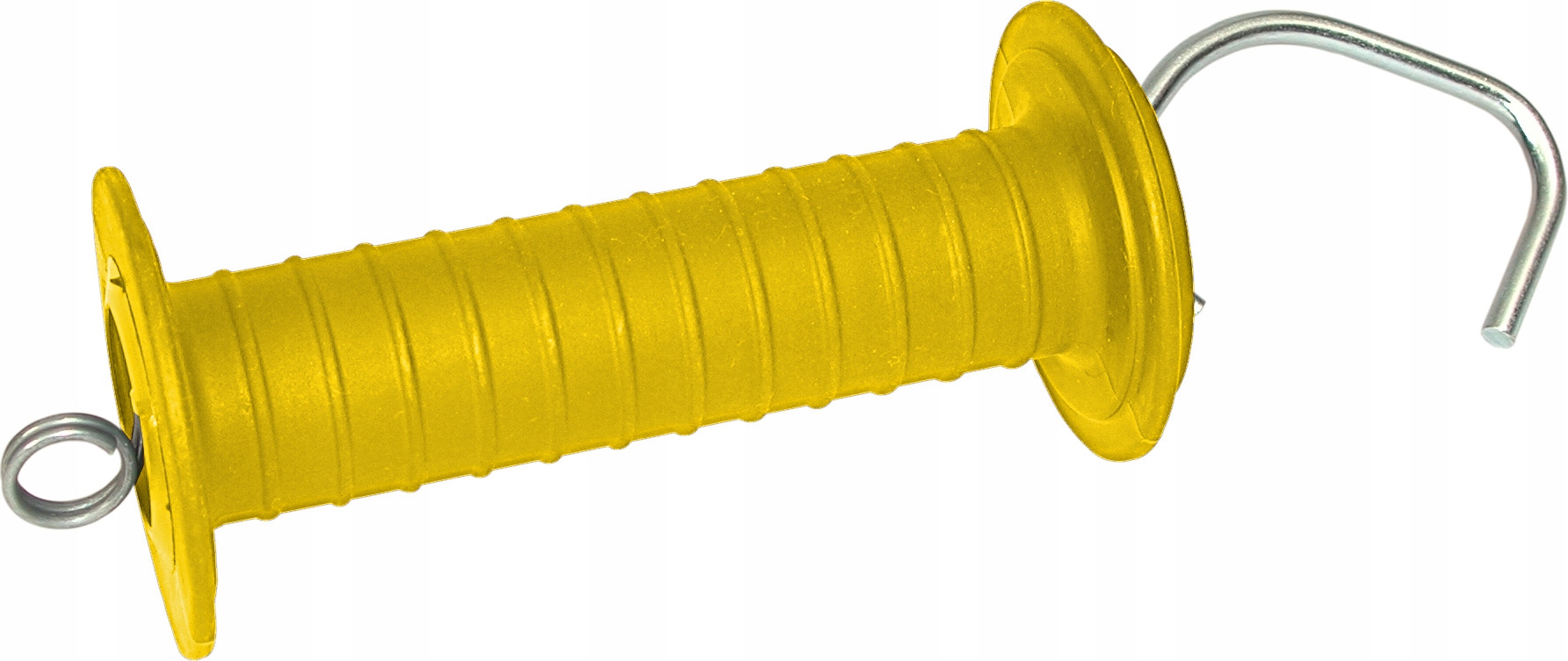 Uchwyt bramowy pastuch elektryczny rączka ze sprężyną brama ŻÓŁTY