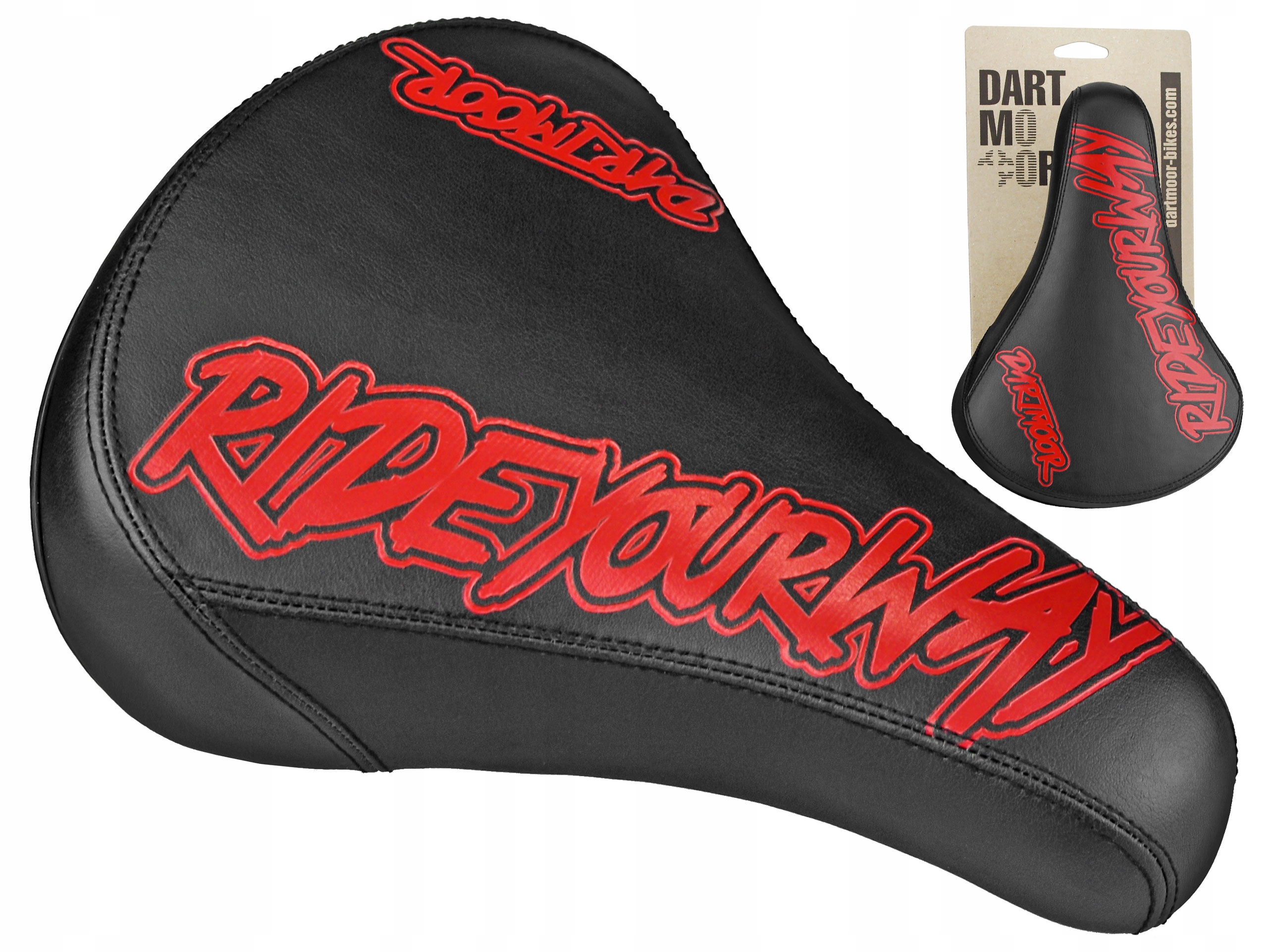 

Siodełko Dartmoor Streetfighter Red Dirtowe Bmx