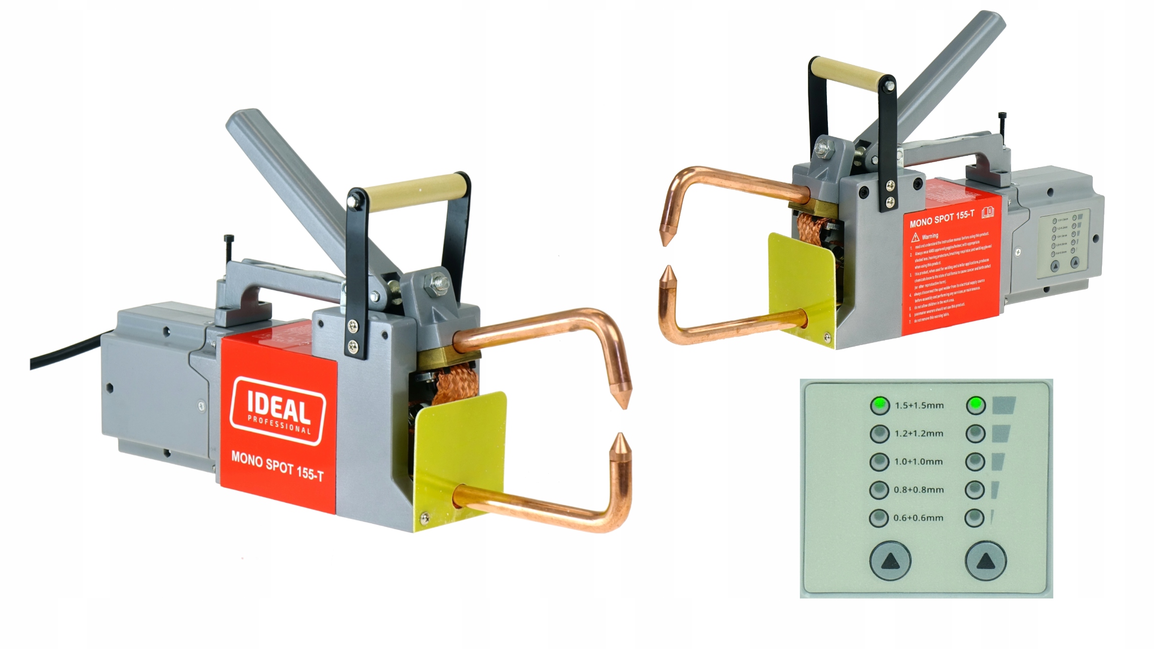 Zgrzewarka ręczna kleszczowa Ideal Mono Spot 155-T 1,5+1,5MM 230V 3800A