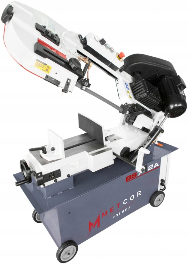 PRZECINARKA TAŚMOWA BS712N IMADŁO 300MM 400V PIŁA DO METALU 45° Marka Metcor