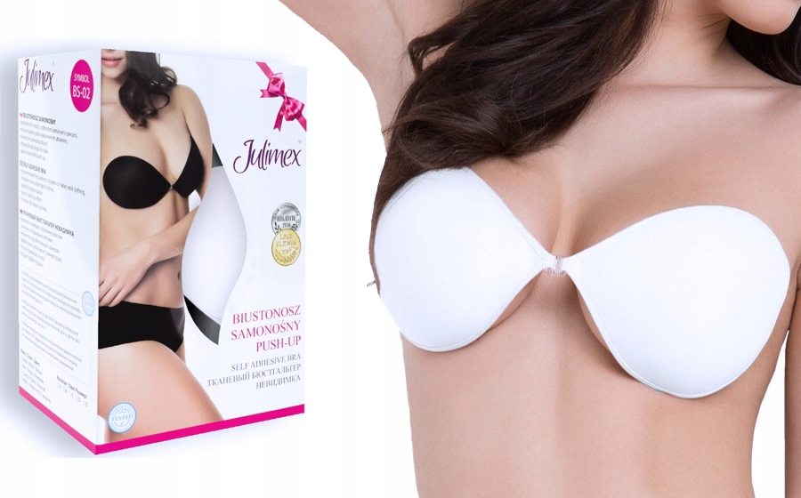 

Biustonosz samonośny Push-up Julimex BS-02 biały D