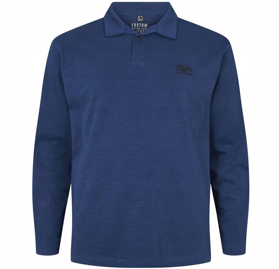 Replika Velká Polokošile Longsleeve Blue 4XL obvod 150 cm
